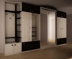 Hallway cabinets gloss photo