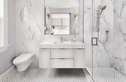 Bathroom and toilet design photo marble