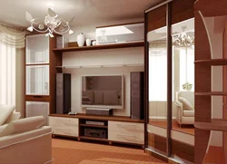 Built-in living room design