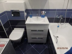 Photo of a combined bathtub and toilet before and after