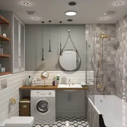 Fusion bathroom interior