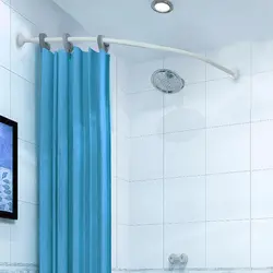 Шторы для ванной угловые фото