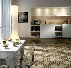 Напольная плитка в гостиную кухню фото дизайн