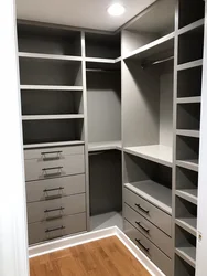 Photo of do-it-yourself dressing rooms in an apartment