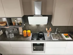 Stove And Sink In A Small Kitchen Photo