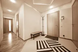 Living room and hallway floor design