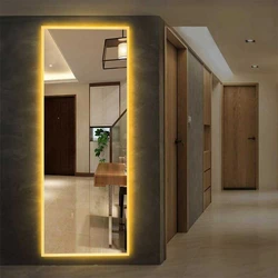 Mirrors for hallway with lighting photo