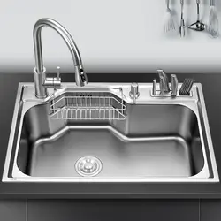 Kitchens With Stainless Sink Photo