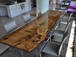 Countertop ошхона бо акс қатрони эпоксидӣ