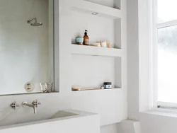 Plasterboard bath shelves photo