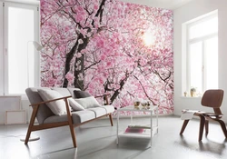 Photo Of Bedrooms With Sakura Wallpaper