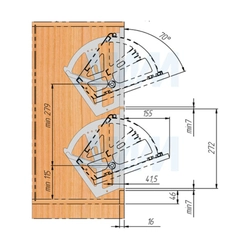 Drawings Of A Shoe Rack In The Hallway With Photo Dimensions