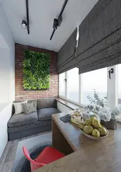 Дизайн квартиры студии кухня на балконе