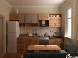Кухни в квартирах по одной стене фото