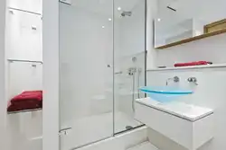 Bathroom design with glass photo