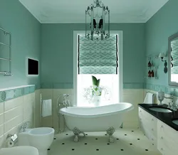 Модный цвета в интерьере ванны