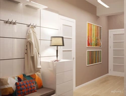 Large hallway design in apartment ideas photo