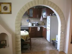 Арка кухня с залом фото