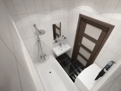 Separate bathroom in a panel house photo