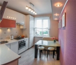 Потолок маленькой кухни в квартире фото
