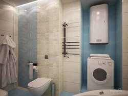 Bath interior with water heater photo