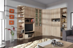 Living room furniture with corner wardrobe photo