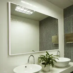 Зеркала в ванной и туалете фото