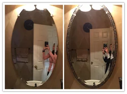 Mirrors in the bathroom and toilet photo