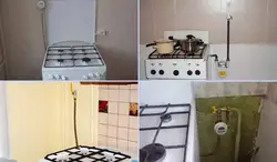 Как поставить газовую плиту на кухне фото