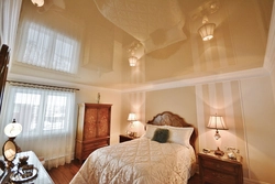 Suspended matte ceilings for bedroom design