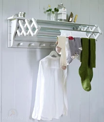 Bathroom clothes hanger photo