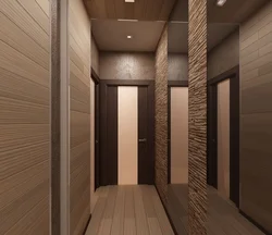 Koridorlar va koridorlar uchun devor panellari fotosurati