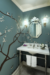 How To Decorate Bathroom Walls Photo