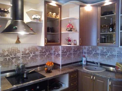 Kitchen interior with ledge photo