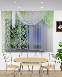 Kitchen Design Curtains And Tulle Only Photo