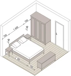 Расположение спальни дизайн