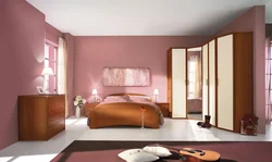 Спальня цвет вишня фото