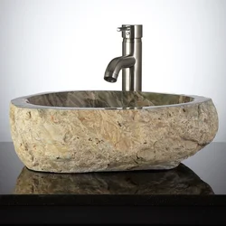 Bath design stone sink