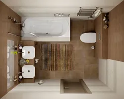 Bathroom design 3 by 4 m