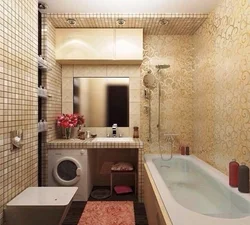 Bath Design In A Three-Room Apartment
