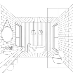 Bathroom Design Sketch