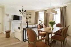 Interior design living room kitchen tables