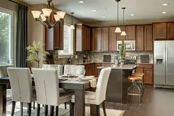 Interior design living room kitchen tables
