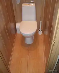 Туалет В Квартире Отделка Ламинатом Фото