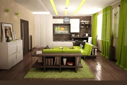 Apartment design wall and floor colors