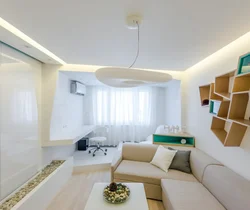Ceiling design for a studio apartment