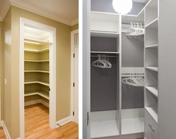 Storage room in apartment design small