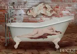 Пафарбаваць чыгунную ванну фота