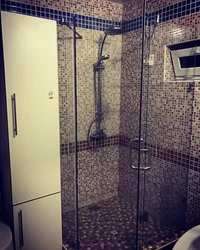Shower cabin without tray bathroom design