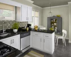 What Colors Goes With Black In The Kitchen Interior